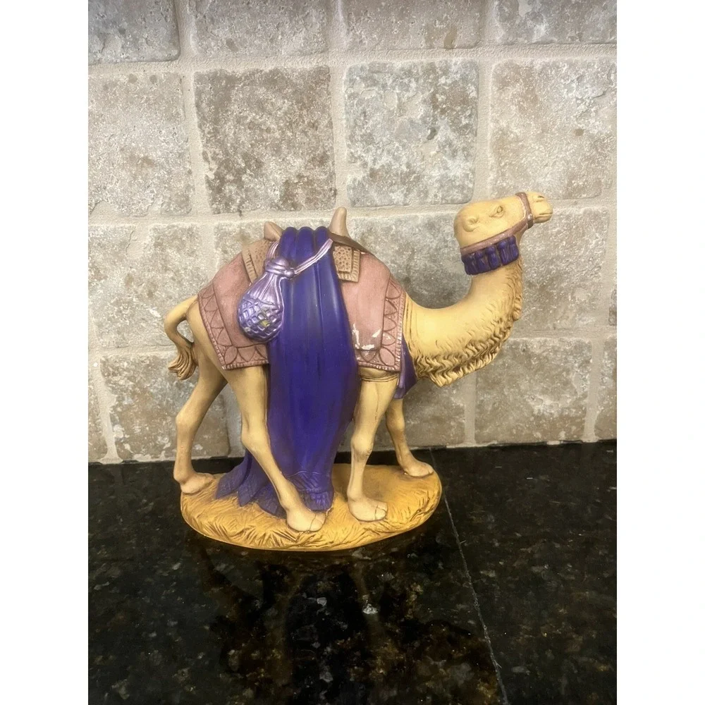 VTG Holland Mold Hand Painted Standing Camel Christmas‎ Nativity Scene 8.5